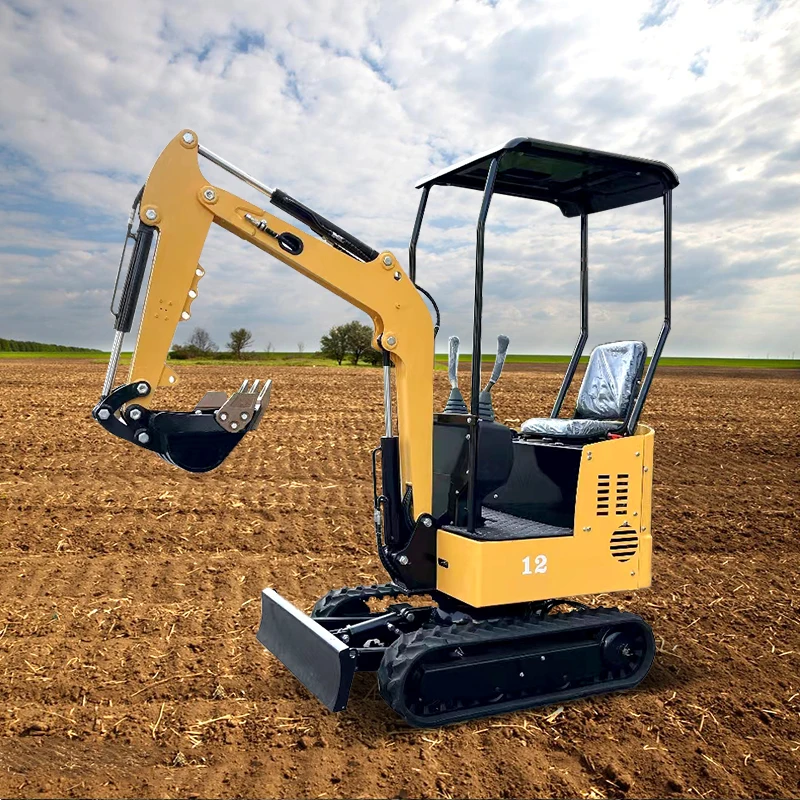 Chinese New 3 Ton Mini Crawler Excavator with EPA Engine Multifunction Compact Earth Digger Lightweight 0.8 Ton Core Motor Sale