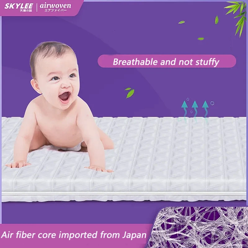 Japanese air woven futon polymer high resilience POE PP PE High elasticity mattress for hotel