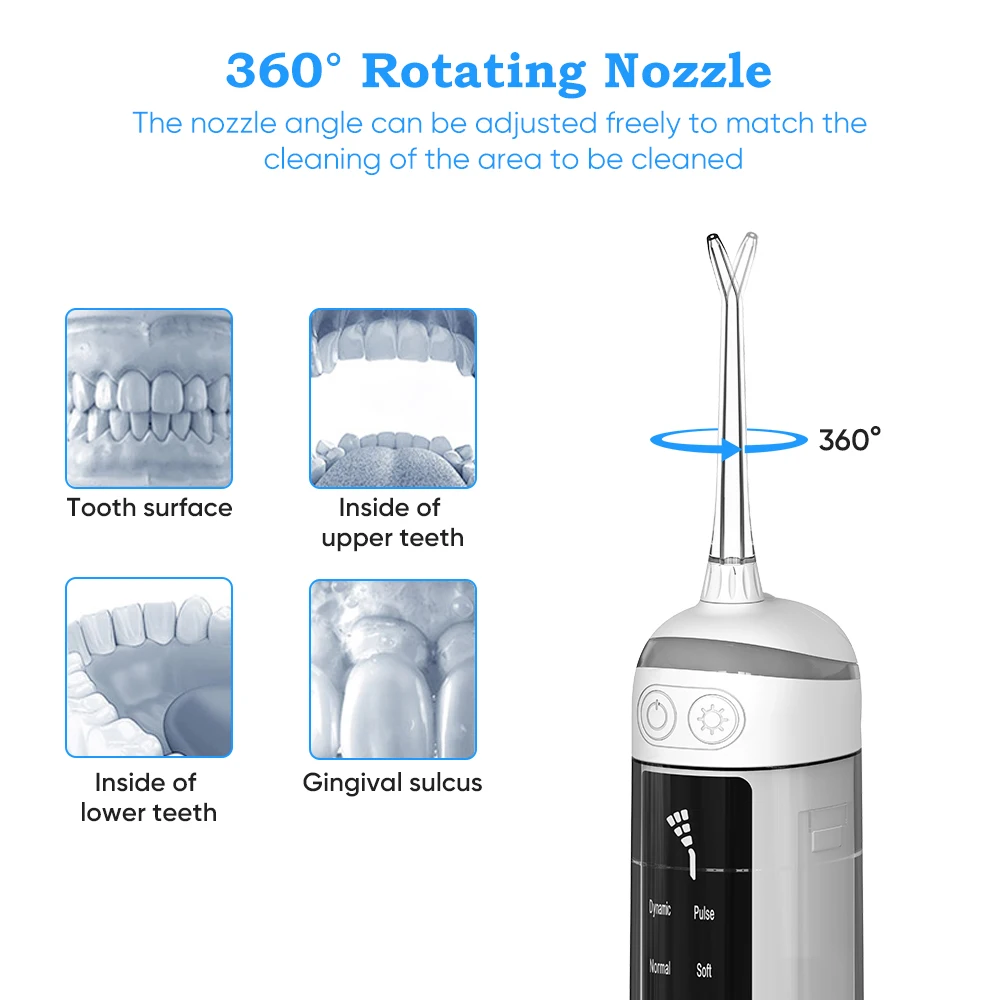 Перезаряжаемый портативный ирригатор для полости рта
