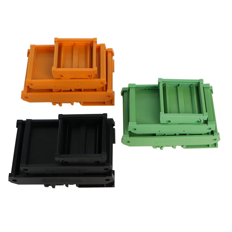 Industrial Housing Electronic Carrier Circuit Board Adapter Holder Support Panel Mounting Option Din Rail Mount PCB Bracket