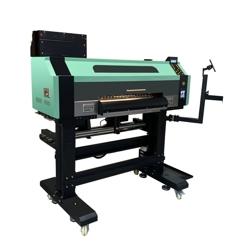 Manufacturer DTF Printing Equipment PET Film 45cm 60cm DTF Printer 2*I3200 or i1600 heads with powder shaker for Fabric Tshirt