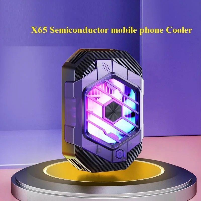 2023 Новый 24 Вт Мощный регулируемый RGB светильник X65 полупроводниковый Пельтье Охлаждающий радиатор для мобильного телефона