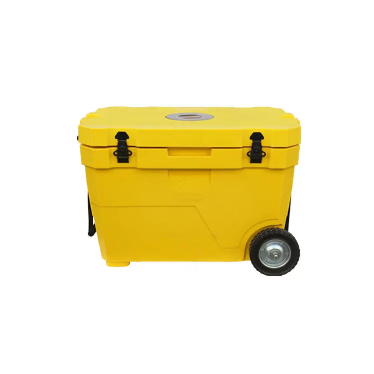 80L Vacuum Stocking Tool Box Ice Chest Cooler Wheels For Medicine Storage