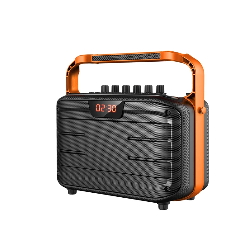 New dazzle lighting outdoor live wireless Bluetooth speaker stage home karaoke musical instrument speaker