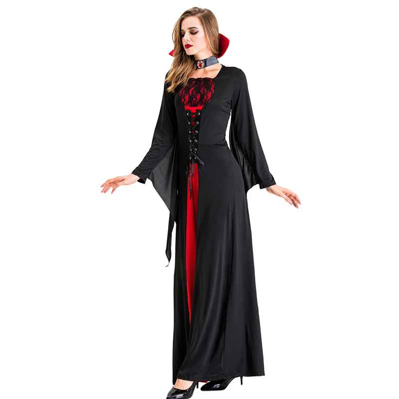 New Halloween Party Dress Cosplay Costume Women Vampire Queen Witches Costumes Halloween Women