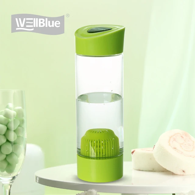  Customized alkaline hydrogen water bottle BPA free Alkaline