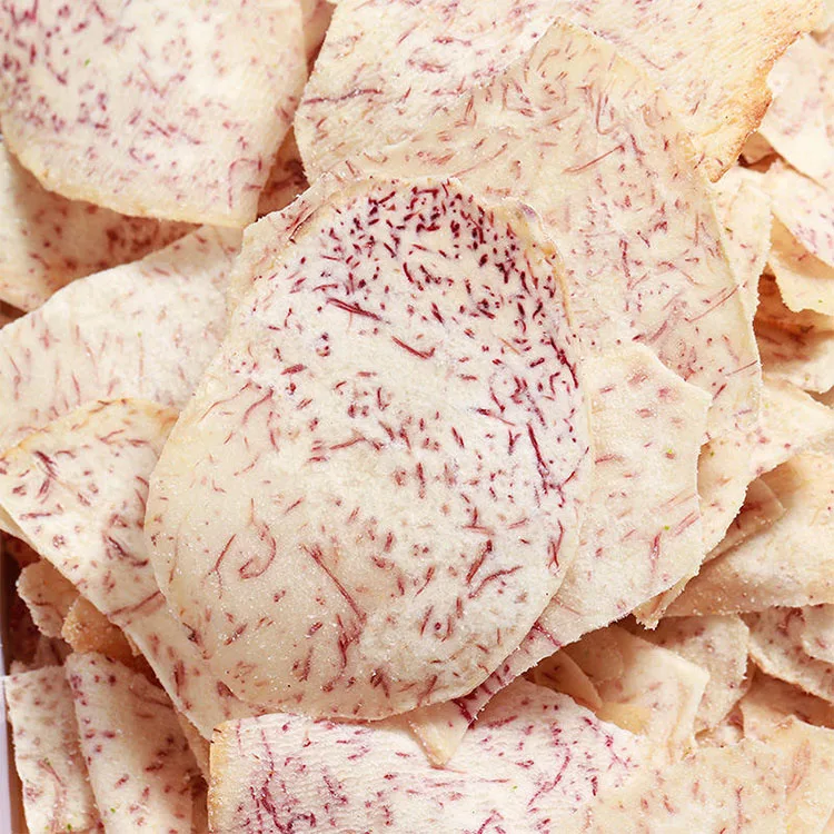 Factory Direct Sales Delicious Healthy Vegetable Snacks Non Fried Crispy Spicy And Salt Taro Slices Low-Temperature Dehydrated