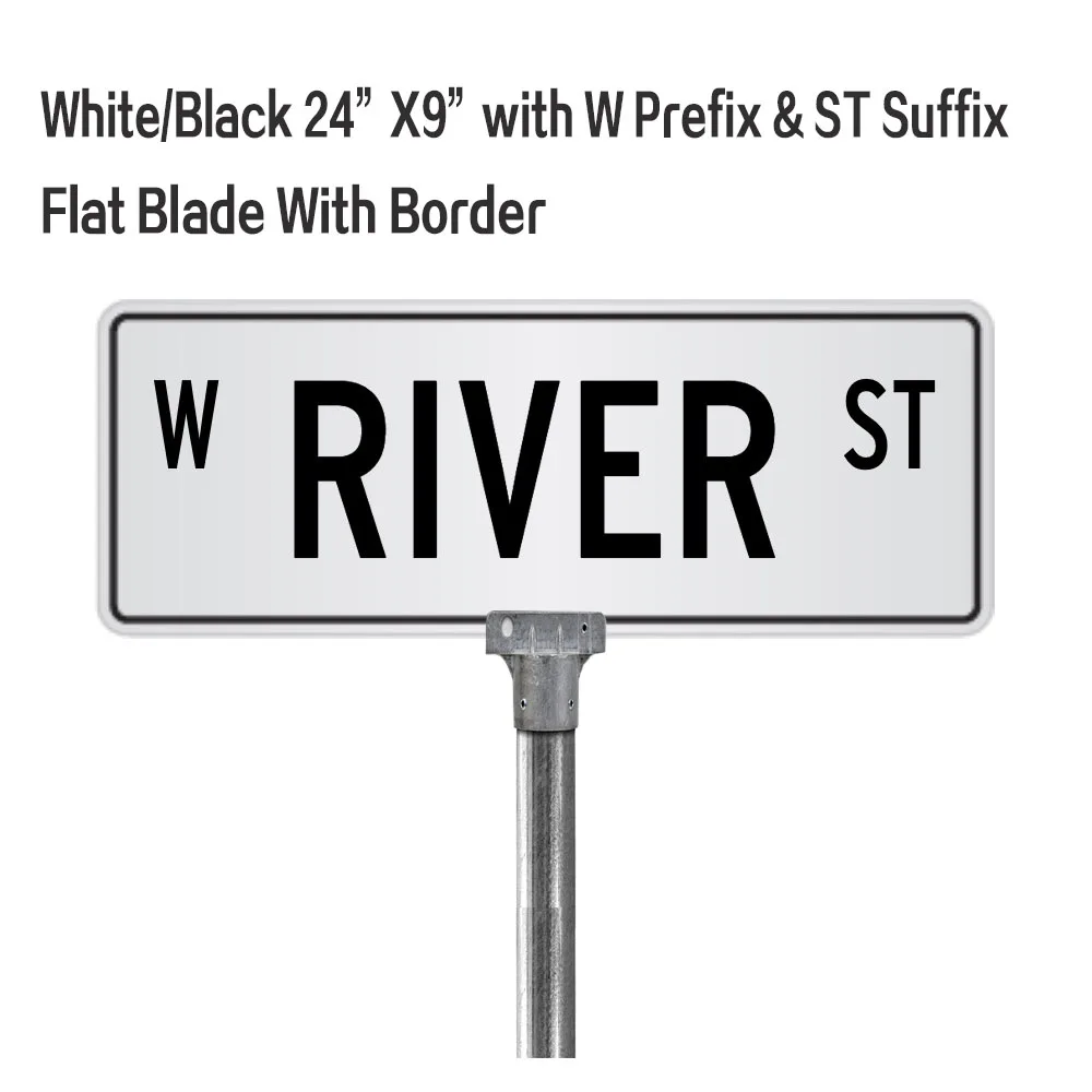 Factory Customized Waterproof Green Metal Tin Sign Outdoor Road Sign Personalized Novelty Street Sign