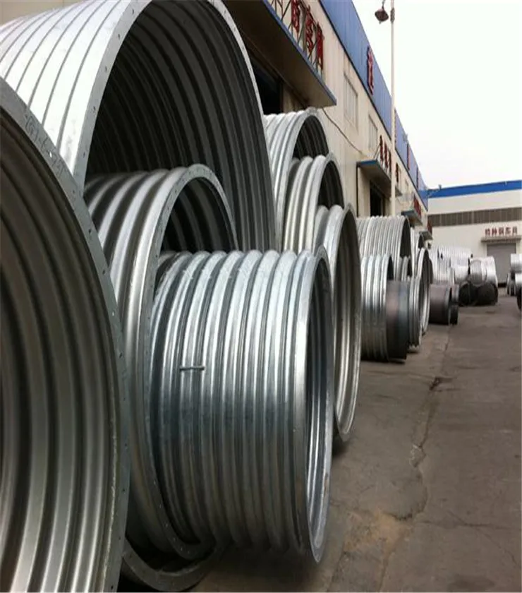 large diameter corrugated steel pipe