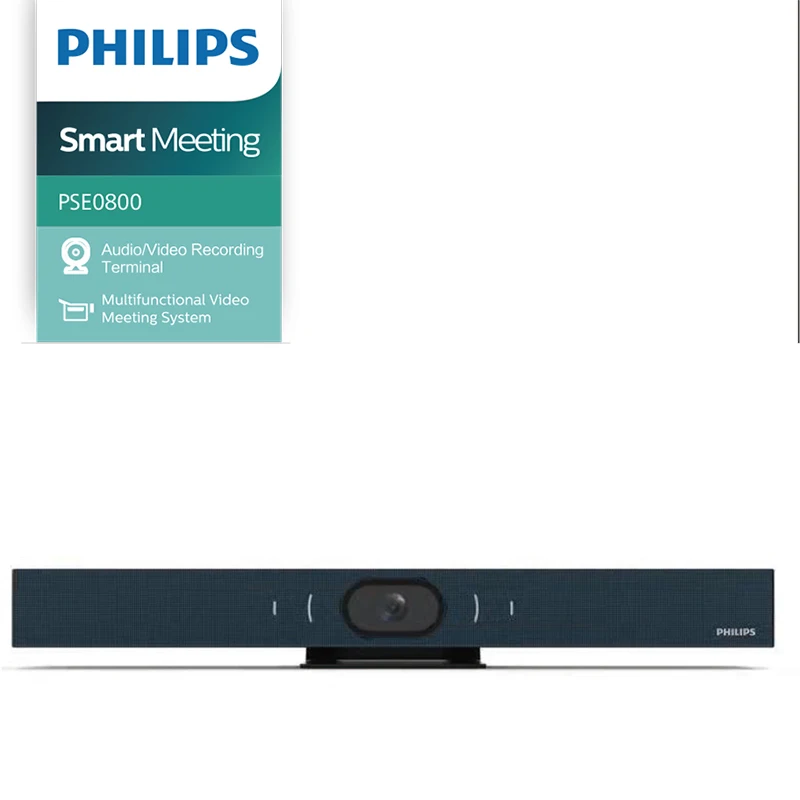Philips Original ALL In One Conference Camera 4K AI Audio Tracking 6 meter Pickup Soundbar PSE0800