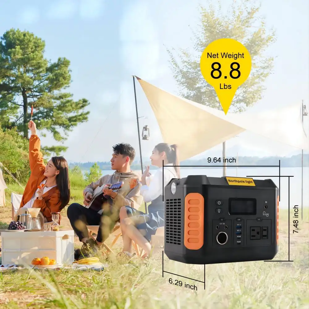 Iparwa Professional Manufacture Cheap 300Wh 500Wh 1000Wh Outdoor Power Bank Solar Energy Storage Power Supply