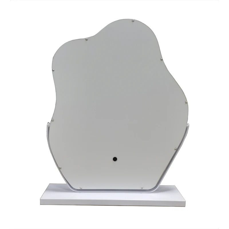 Cloud LED round Desktop Makeup Mirror Personalized Cosmetic Vanity Mirror with Perfect Lighting Irregular Shape Cosmetic Mirror