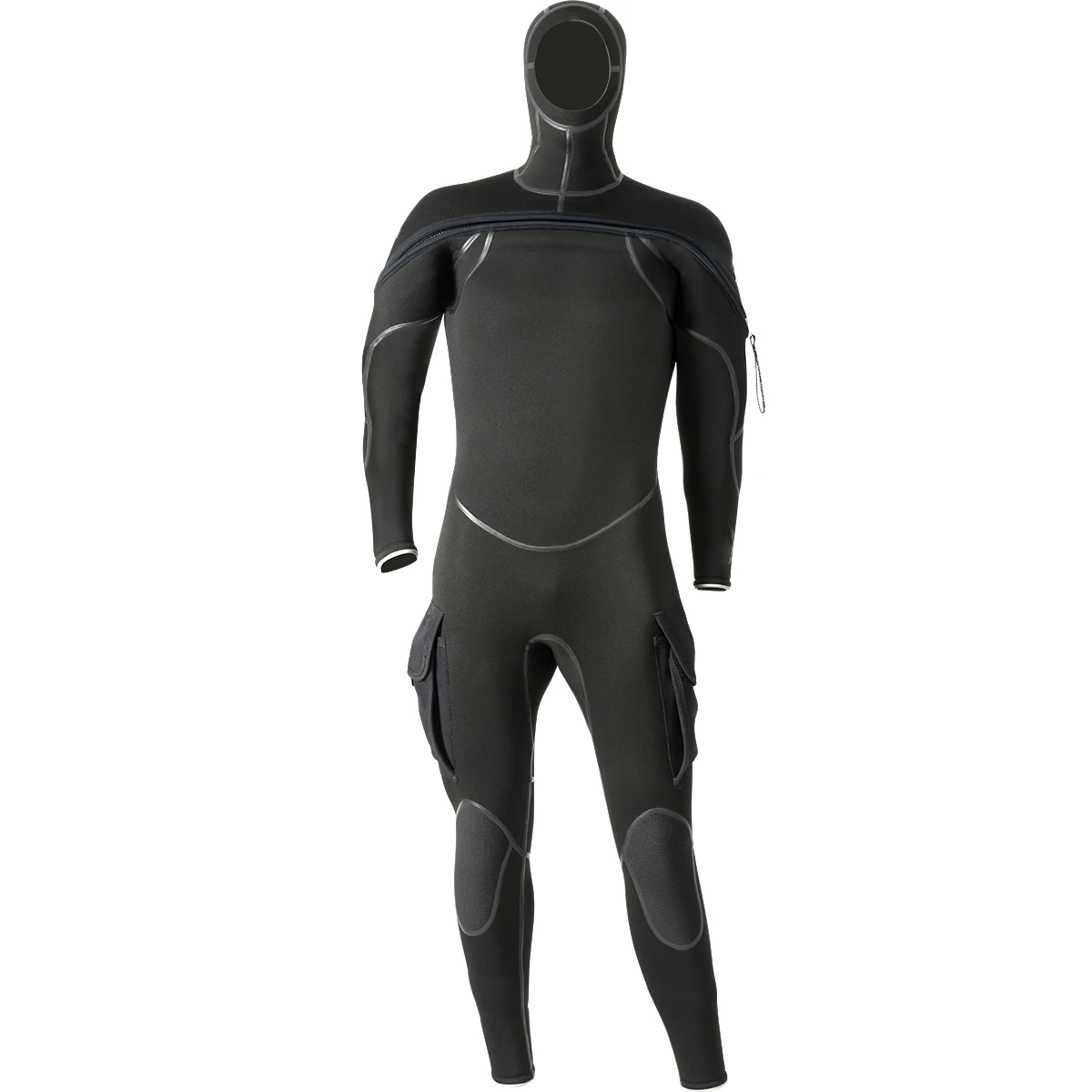 Cold water diving suit Neoprene Budget semi-drysuit diving