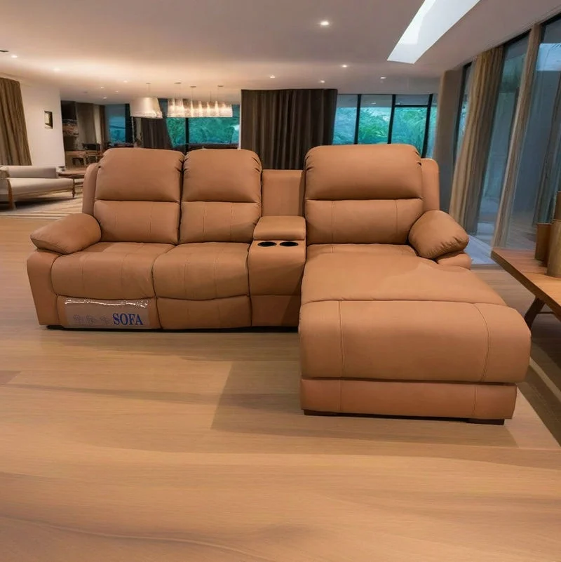 L Shape Modular Sectional Sofa Couch Home Hotel Furniture Electric Recliner Sofas