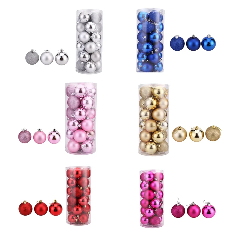 
Christmas tree ornaments Popular beautiful plastic ball 