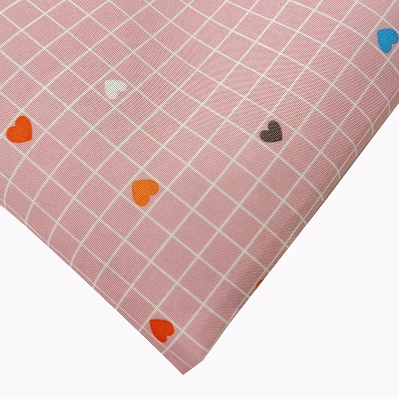 Household Polyester Lattice Tear-Proof And Wear-Resistant Peach Skin Fabric Bathroom Shower Curtain