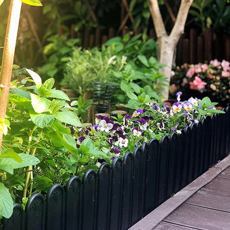 New Style Removable Garden Border Decorative Plastic Garden Fence