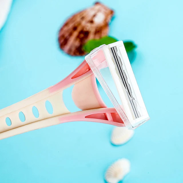 Lameila Best Seller Body Beauty Tools Shave Knife Women Single Handheld Plastic Razor Blade Shaving A0925