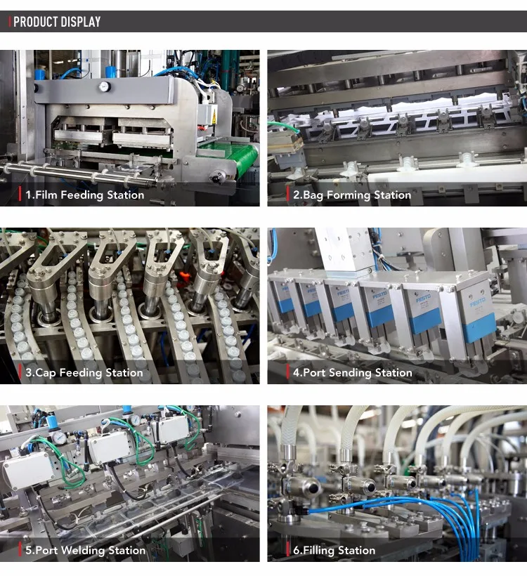 Soft Bag Normal Saline IV Solution Filling Machine Manufacturing Plant