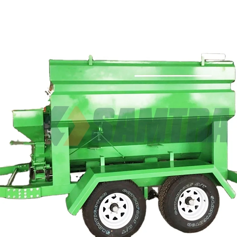 Samtra Sheep and Cattle Multifeed Wagons Feed out Trailer for Sale