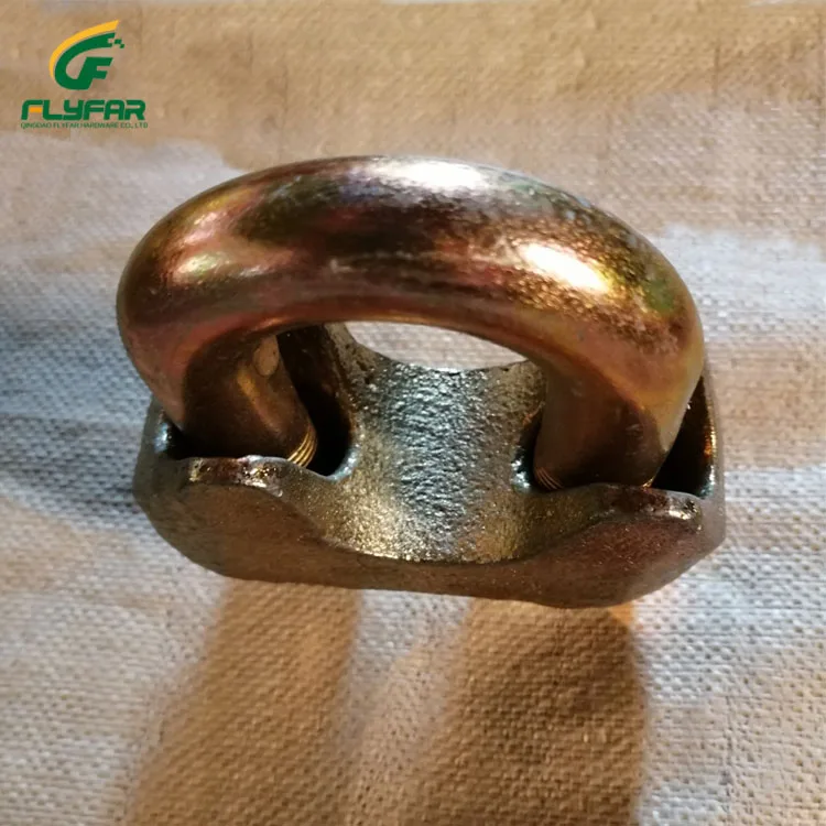 Made In China Yellow Zinc Plated Galvanized Malleable Steel DIN1142 Wire Rope Clip