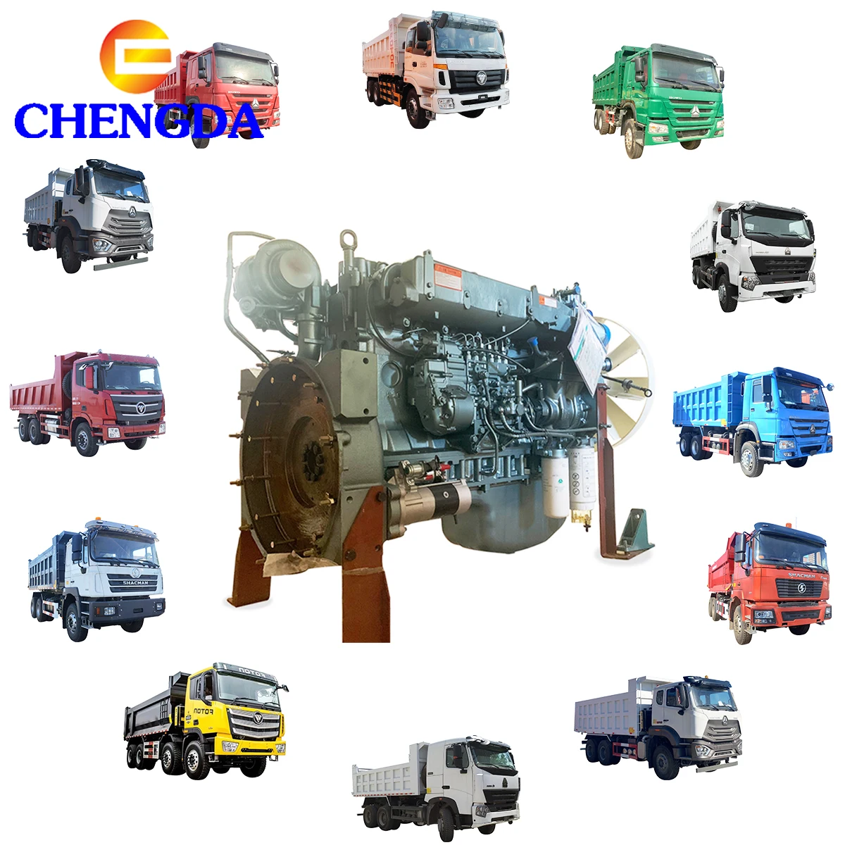 Новый двигатель для грузовика Sinotruk Howo Shacman Foton по низкой