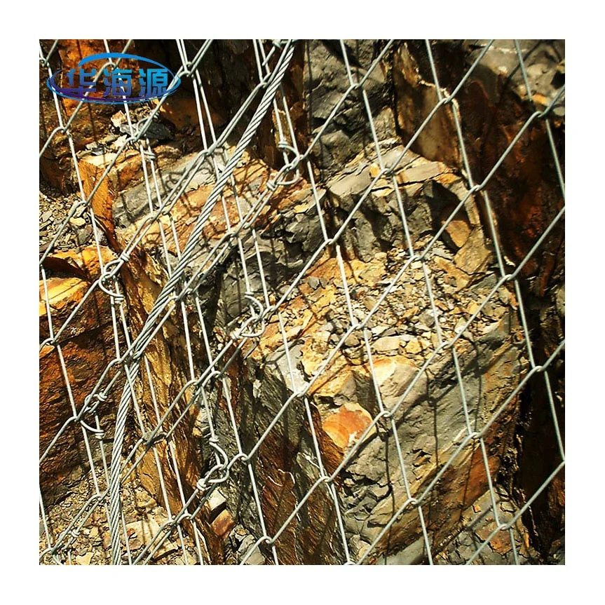 Rockfall Protection Netting High Tensile Wire Mesh Netting Slope stabilisation mesh landslide barrier
