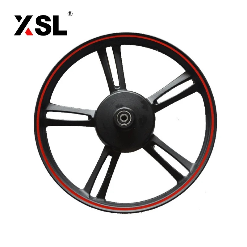 Motorcycle electric vehicle aluminum wheel 18 inch 2.5 wide 110 drum brake front wheel factory wholesale