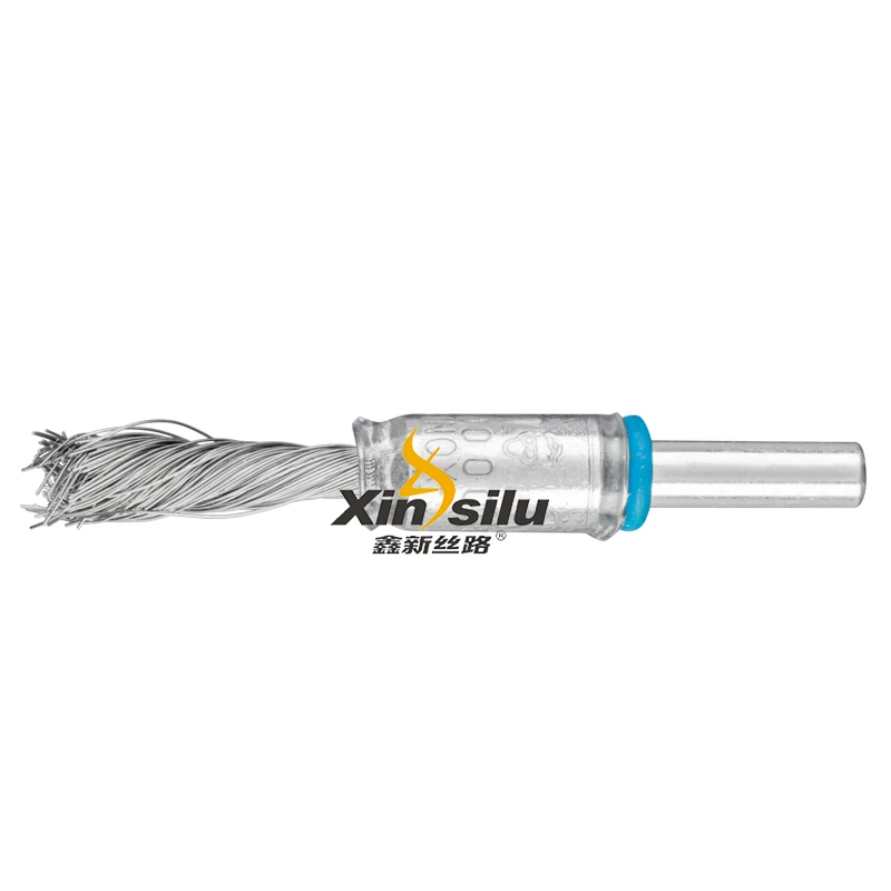 Shank Mounted End Brushes Knotted Wire Brush Drills Set for Cleaning Rust, Drills, Paint Removal
