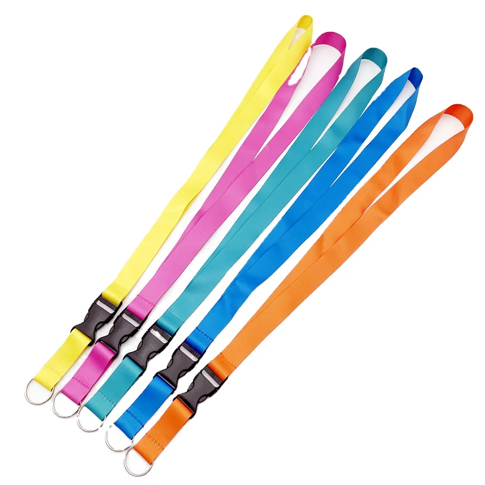 
Factory price wholesale Sublimation Custom polyester Keychain Lanyard With Logo Custom for promotion 