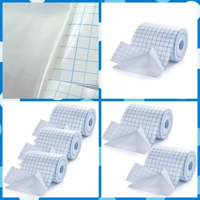 PU transparent film fixed wound dressing tape medicals for surgical using with CE ISO13485