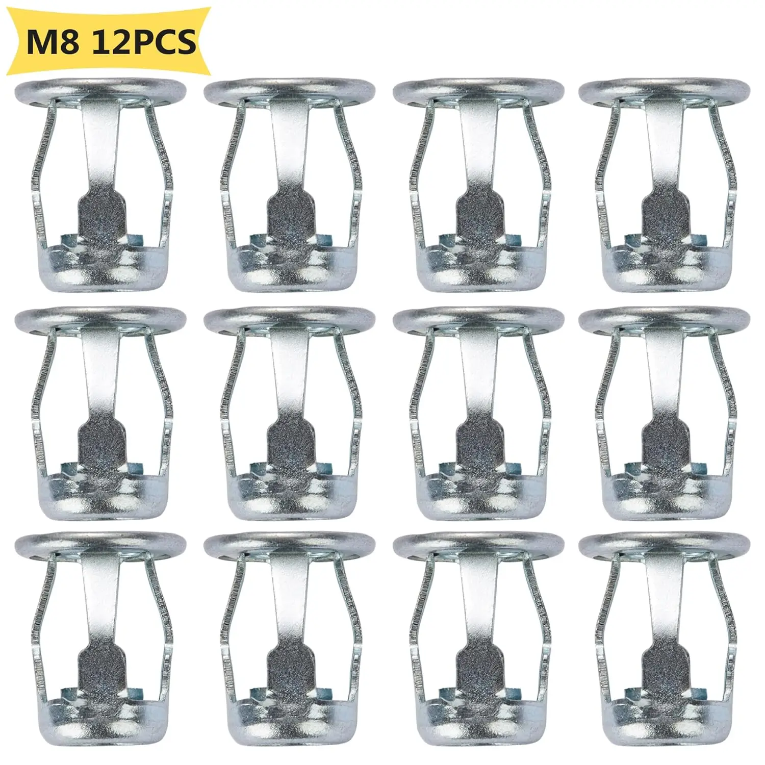 Hardboard Steel Zinc M8 Jack Nut Threaded Insert Petal Nuts