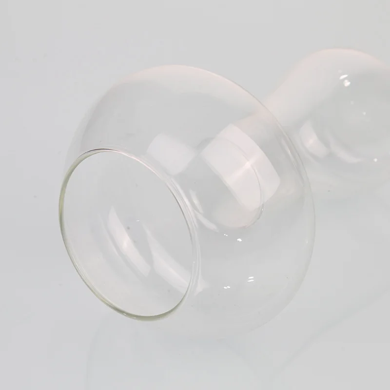 Креативный грибовидный стеклянный коктейльный стакан молекулярное курительное стекло гидропонная ваза для домашнего стола