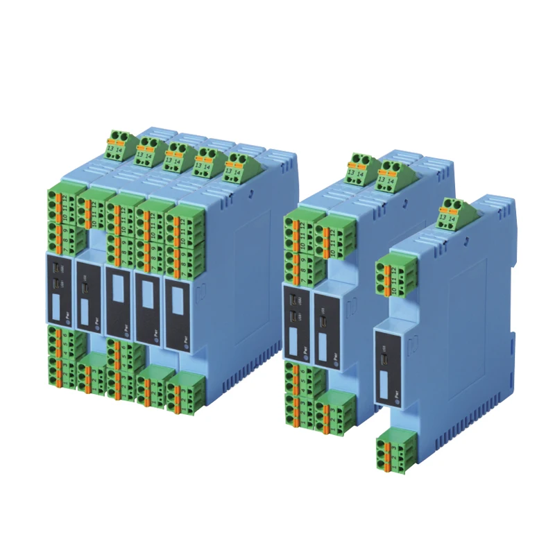 High Accuracy 0-10v Temperature Passive Input/Output 4-20mA Current Converter 0-10V 0-5V DC Voltage Converter Signal Isolator
