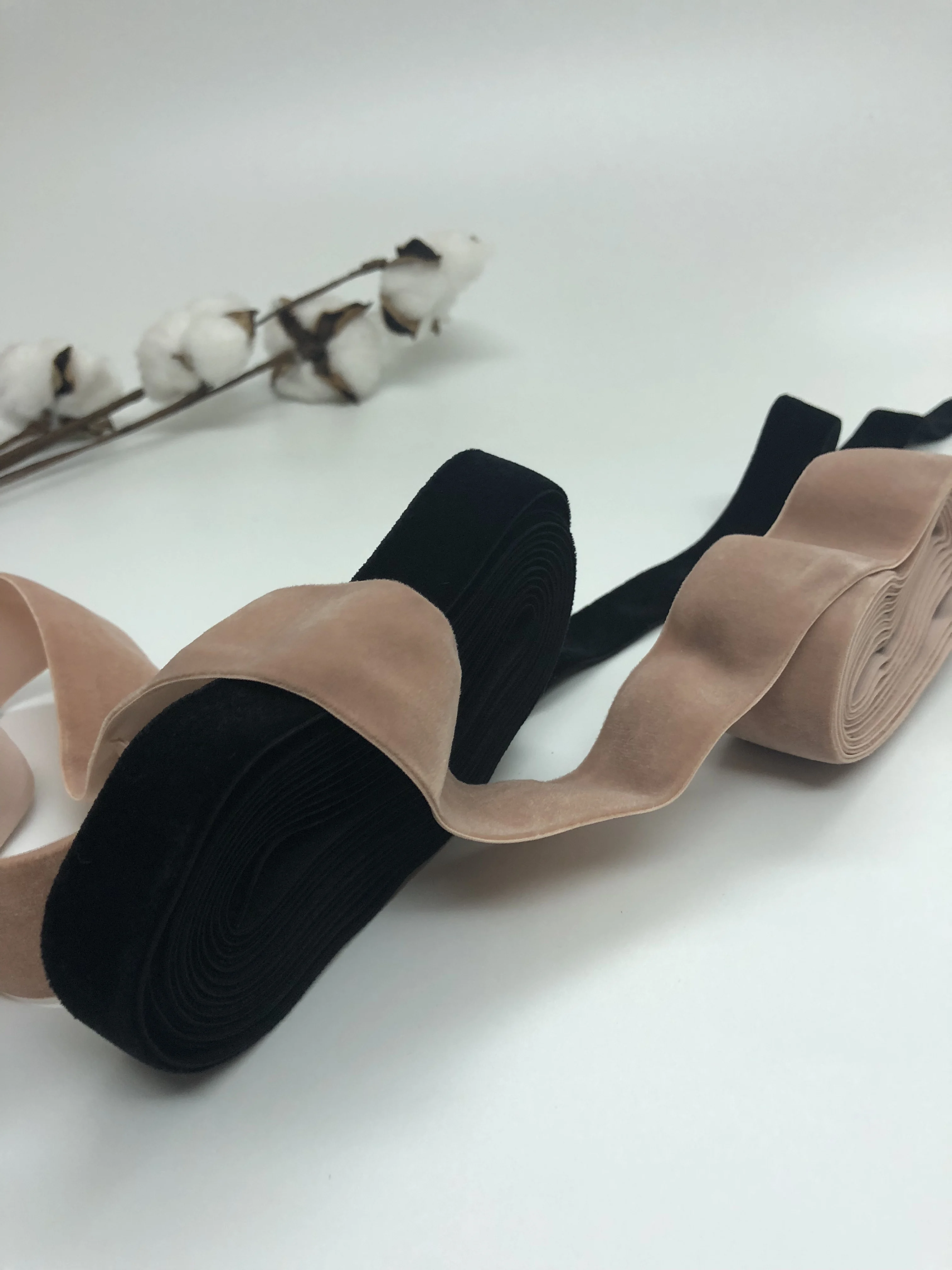 
factory sale velvet elastic band 