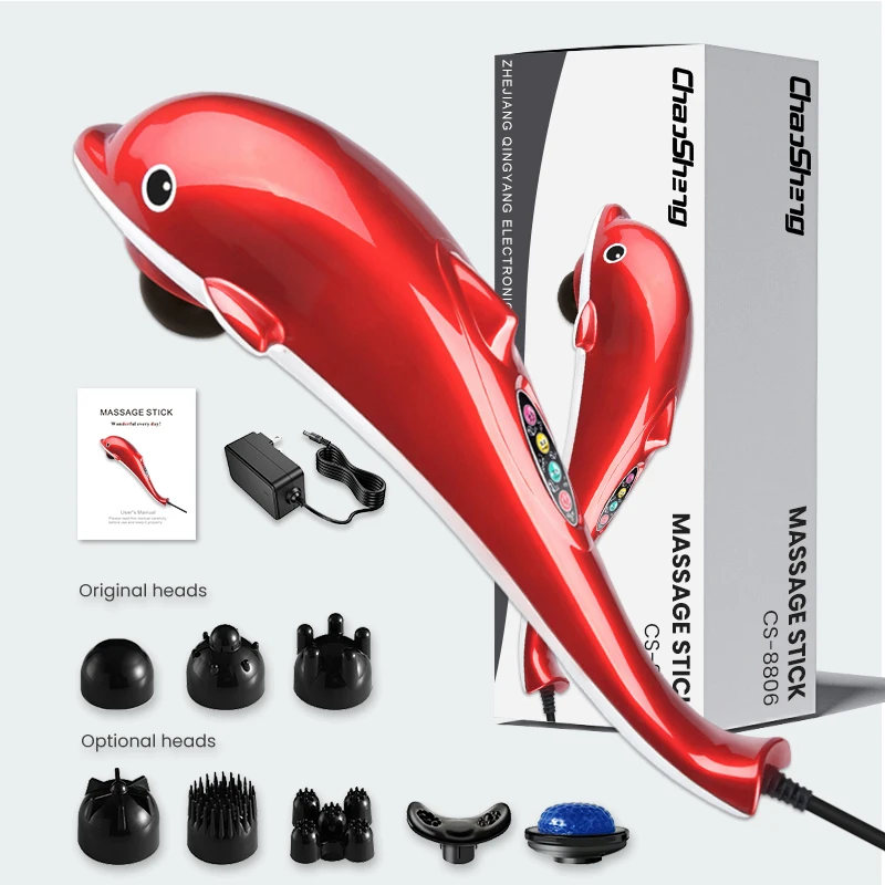 7 In 1 Electric Neck Massage Hammer Massage Back Relax Multifunction Cervical Vertebra Roller Massage Stick