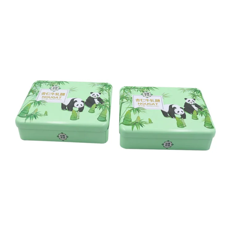 Manufacturer Supplies Tinplate Portable Custom Christmas Wholesale Tea Tin Can