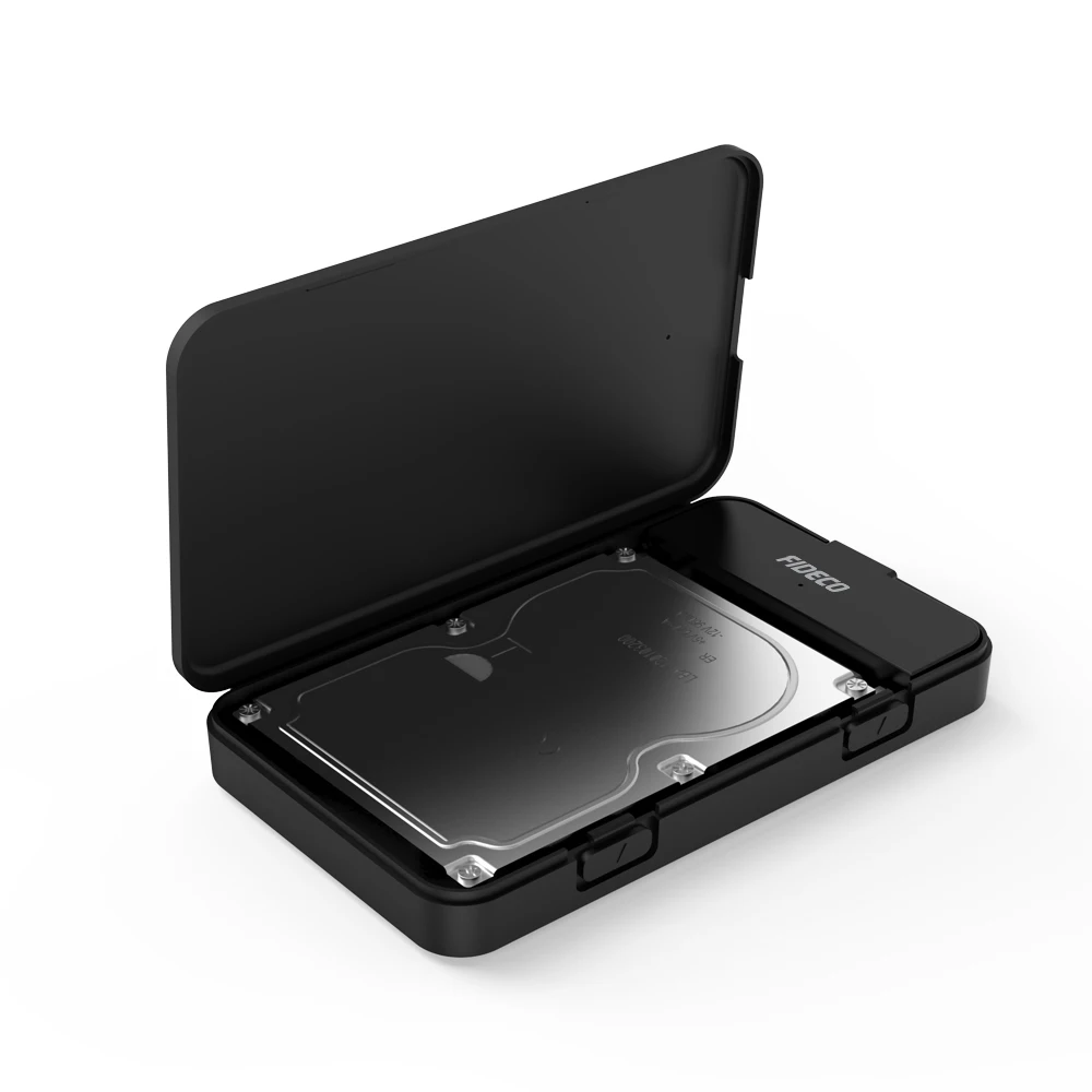 FIDECO 5Gbps Fast Transfer Hdd Enclosure Mining External Hard Drive Case Usb 3.0 Silver Sumsang Case Hdd 3.0