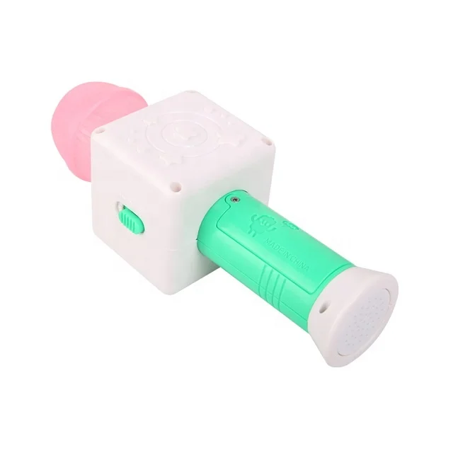 Оптовая продажа, ручной портативный музыкальный микрофон для караоке от производителя, игрушки, Рождественский подарок с функцией длительной записи и голосового переключения