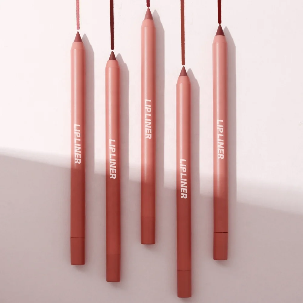 OEM Cosmetics Long Lasting Makeup Lip Liner Pencil Vegan Cruelty Free Waterproof Lipliner Pencil Lip Liner Private Label