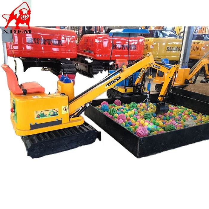 Electric toy excavator for children kids digger, small power excavator toy