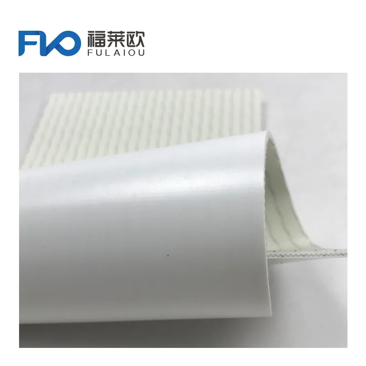 High Quality Food Grade Blue / White Pvc/Pu Plane Conveyor Belt Manufacturers