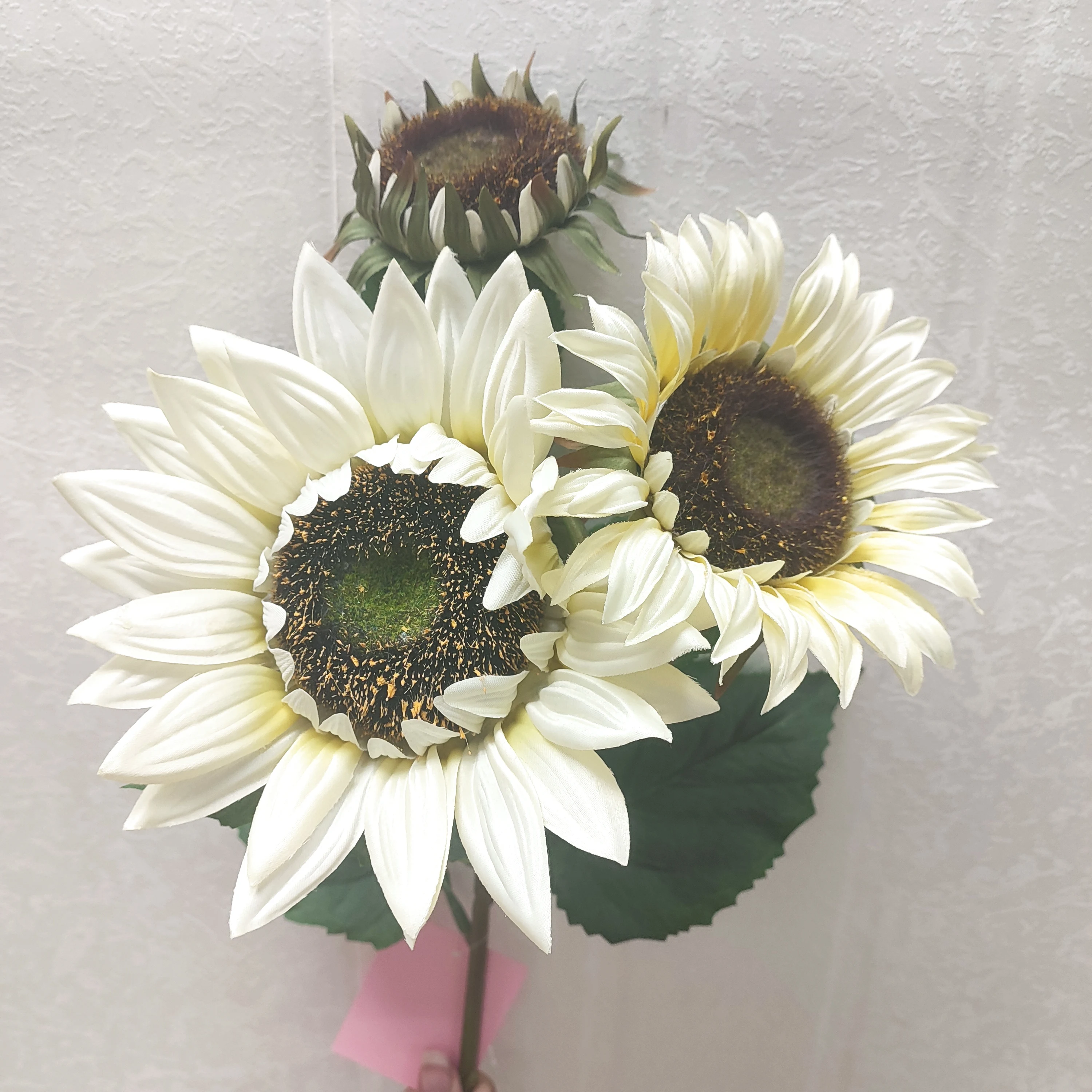 Hot Sale 3 Branches Artificial Sunflower Bouquet For Wedding Decor