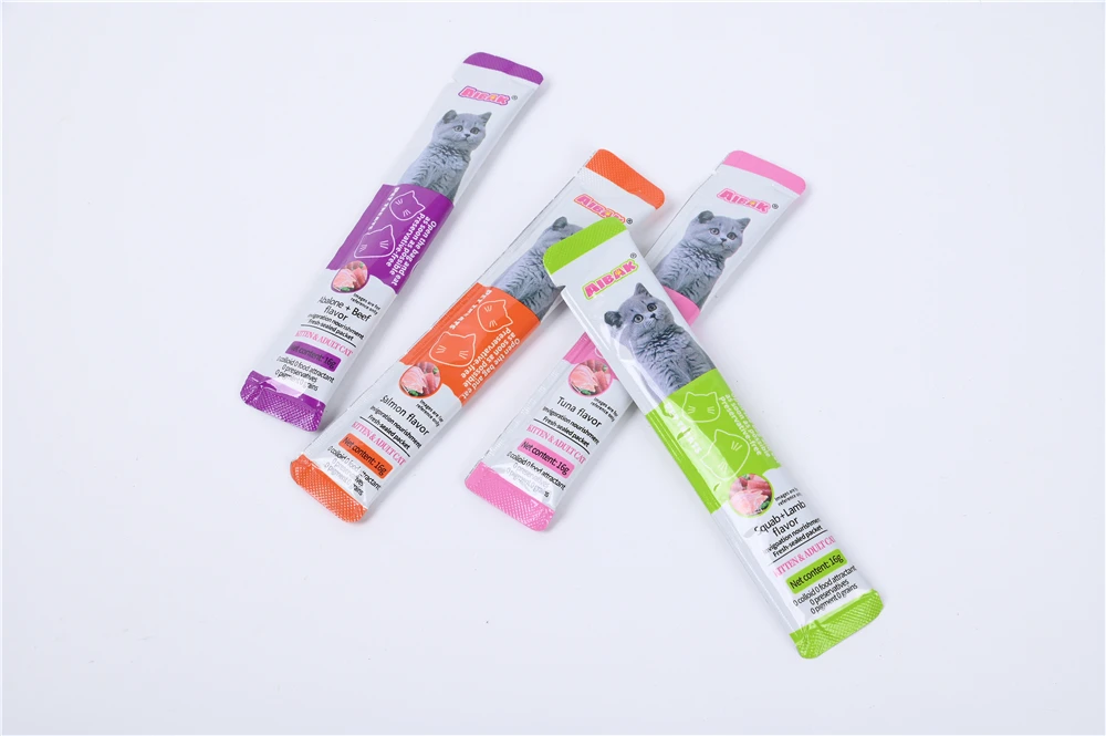 Factory Direct 16g Nutritional Cream Wet Cat Food Full Price Cat Treats with Premium Nutrition Premium Quality Cat Treats