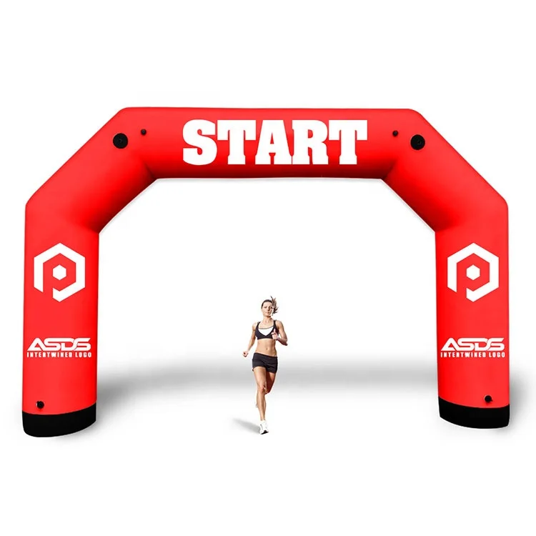 Wholesale Huge Inflatable Archway Outdoor Advertising Custom Print Led Lighting Entrance Inflatable Arch