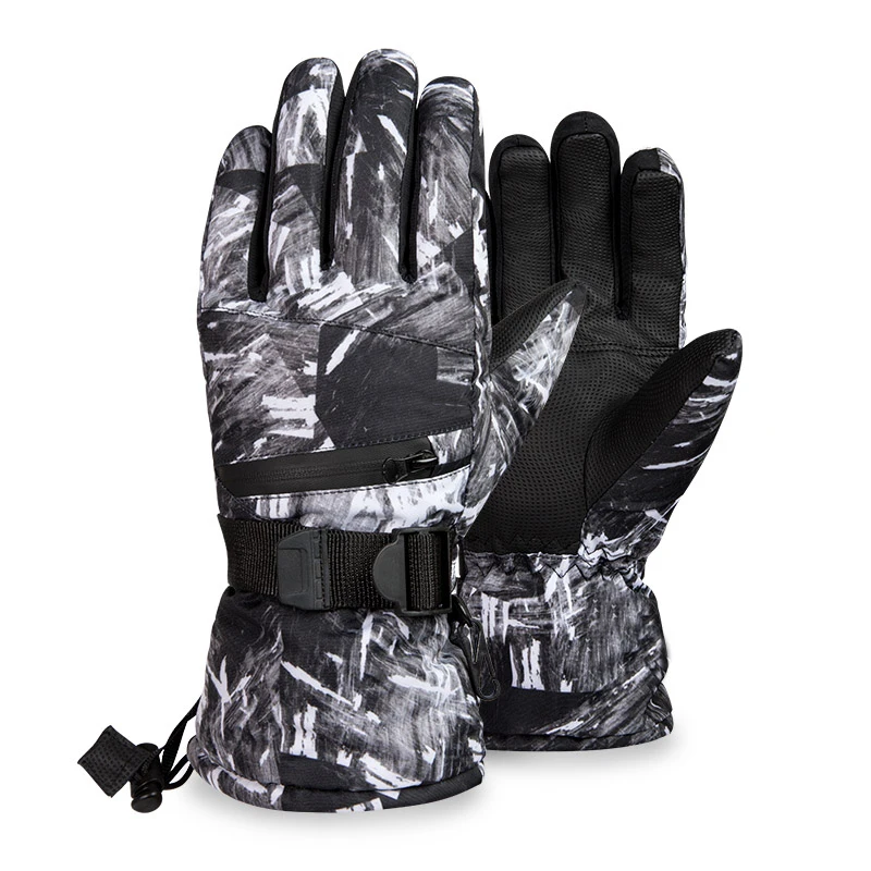 Ski And Snowboard Mittens Women Men Winter Thermal Ladies Snowboard Ski Mittens Gloves Mens Waterproof Winter Gloves