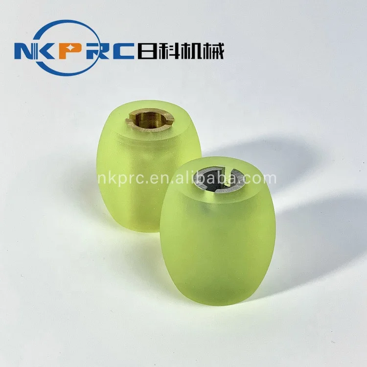 NKPRC RK-1037 Yellow Rubber Egg Stone With Iron Or Copper