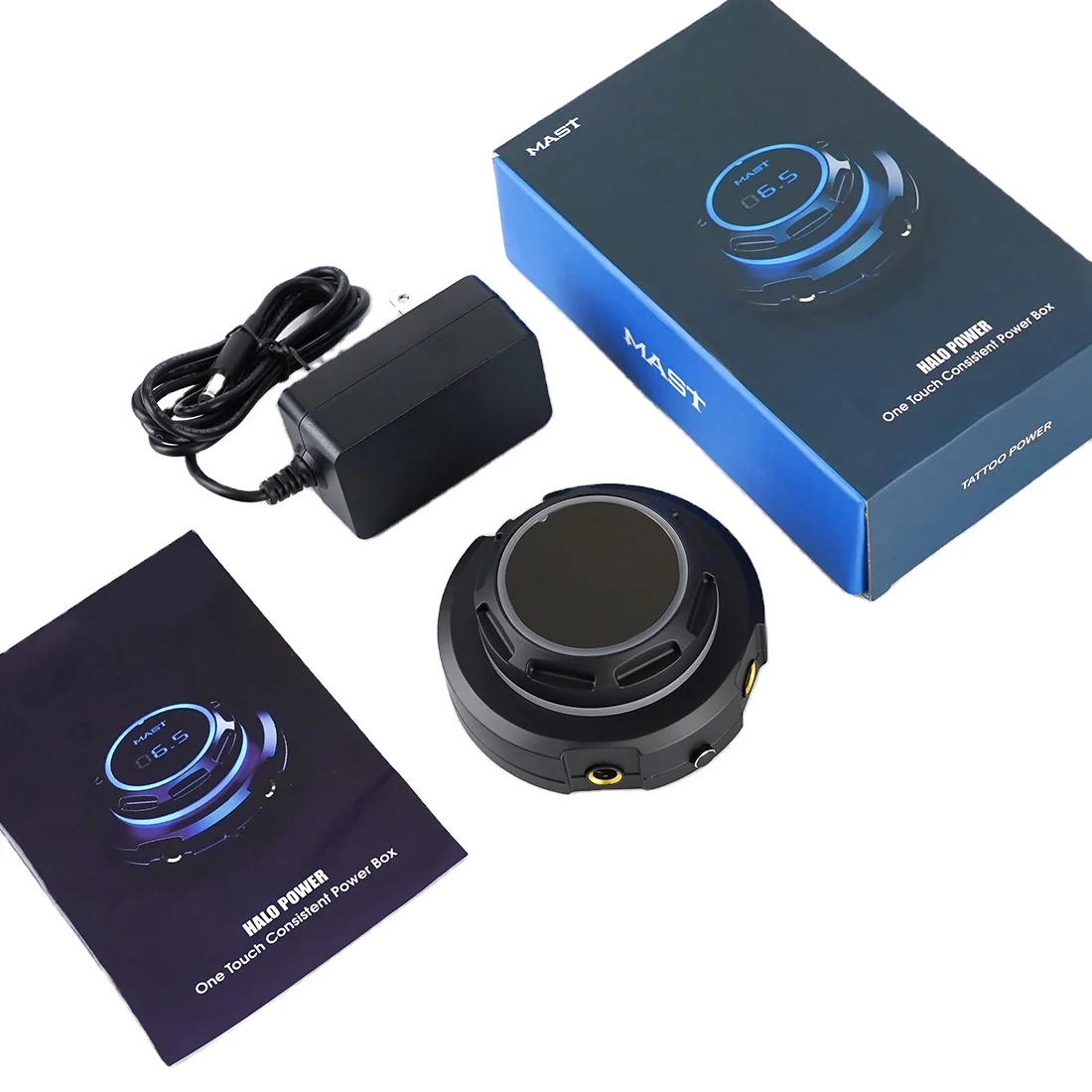 Hot wholesale Dragonhawk Mast Halo Tattoo Power Supply Box for Tattoo Machines Body Art