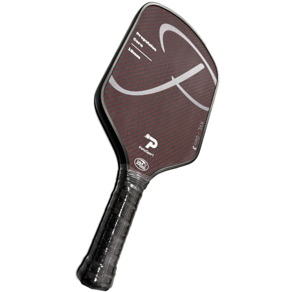 Новый продукт Kevlar углеродное волокно 16 мм поколения 3 Pickleball весло для профессионалов