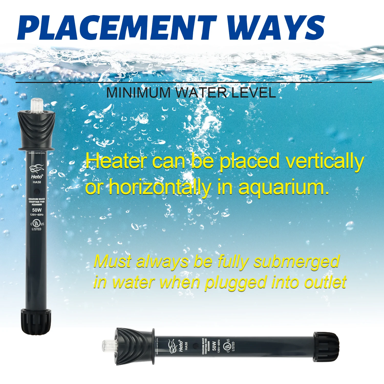 Wholesale price Fish Tank Water Heater 50w 75W 100W 300WDigital Lcd Heating Rod For Aquariums Mini Submersible Aquarium Heater